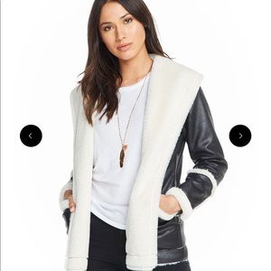 Suede Faux Fur Lined Jacket